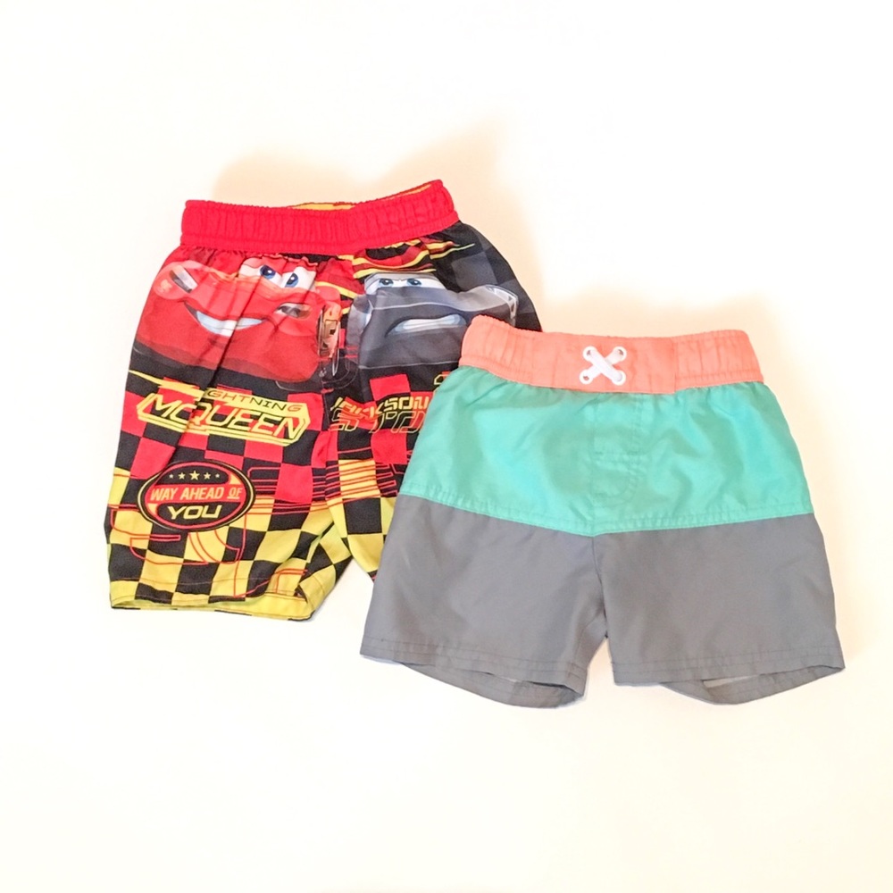 2 PK Boys 2T Swim Trunks